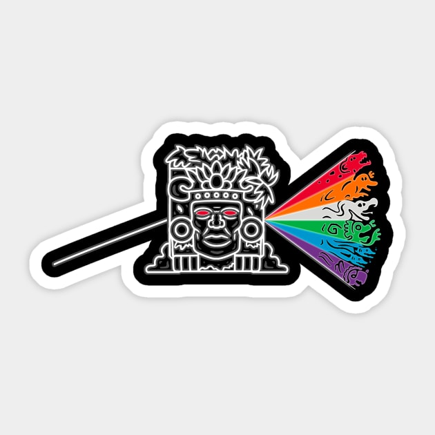 Dark Side of the Temple! Sticker by Raffiti